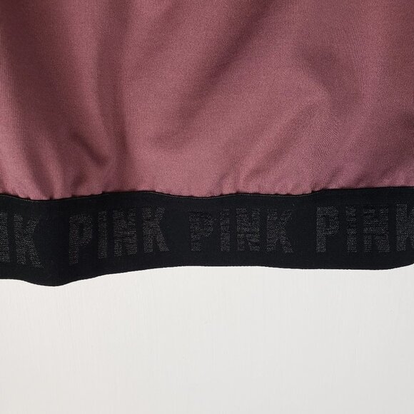 PINK Sport Victoria's Secret Sports Bra Racerback Plum No Padding Size Large - Picture 3 of 6
